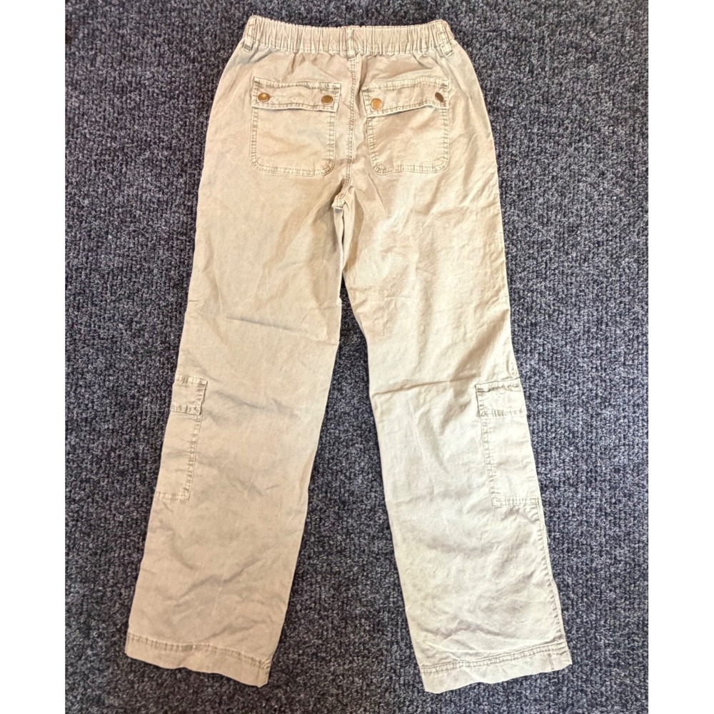 Altar'd State Womens Olive Green Khaki Cargo Utility Pants Straight Leg Size 26 - Picture 9 of 9